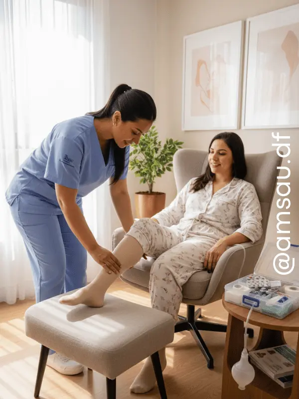 Cuidados pós-operatórios domiciliares em Brasília